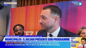 Municipales à Marseille : Sébastien Delogu présente son programme