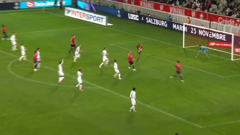 Le but polémique de Djalo pour Lille Le but polémique de Djalo pour Lille