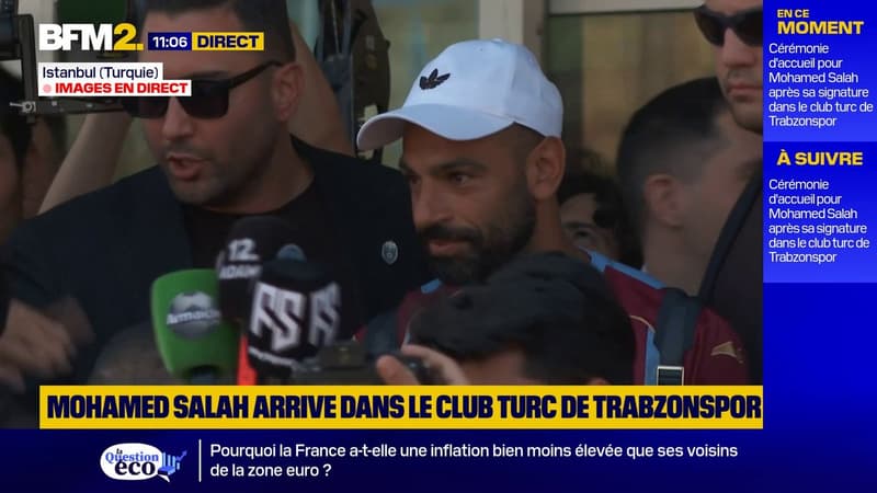 Mohamed Salah est arrivé à Istanbul, pour passer une visite médicale au club turc de Trabzonspor