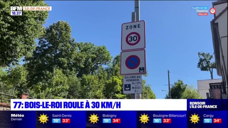 Seine-et-Marne: la commune de Bois-le-Roi passe en zone 30km/h