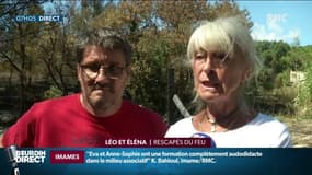 "J'étais en pleurs sur les marches de ma piscine",  Léo et Elena ont bien cru perdre leur maison suite à un feu de forêt dans l'Aude