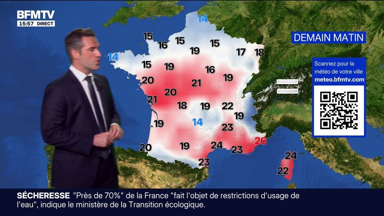 La météo pour ce mardi 11 août 2026
