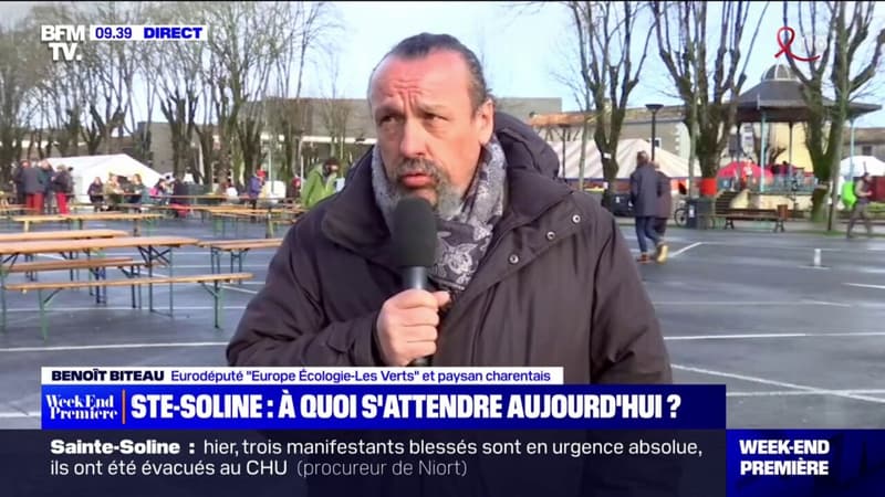 Sainte-Soline: « Le mouvement écologiste condamne ces violences » affirme l’eurodéputé Benoît Biteau (EELV)