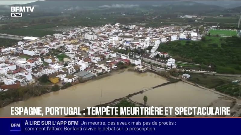 Après le passage de la tempête Leonardo, une nouvelle dépression nommée Marta frappe l'Espagne et le Portugal ce week-end