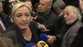 Marine Le Pen à Calais le 24 octobre.