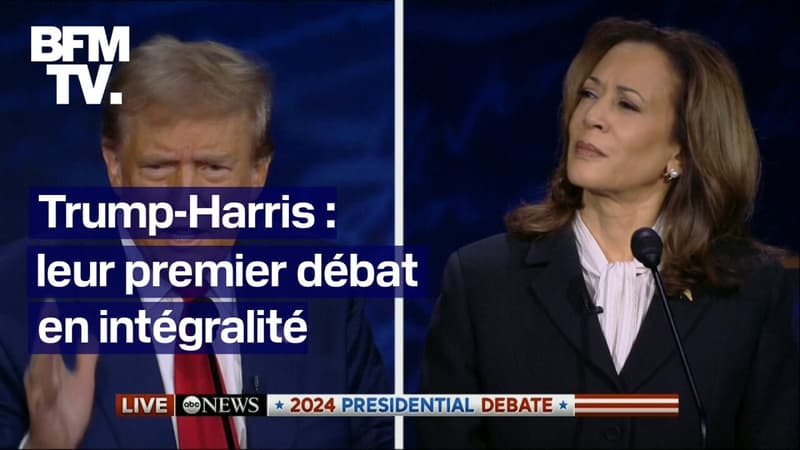 Présidentielle américaine: le débat entre Kamala Harris et Donald Trump en intégralité