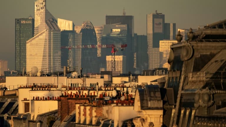 Le quartier d'affaires de la Défense, près de Paris, le 3 janvier 2025