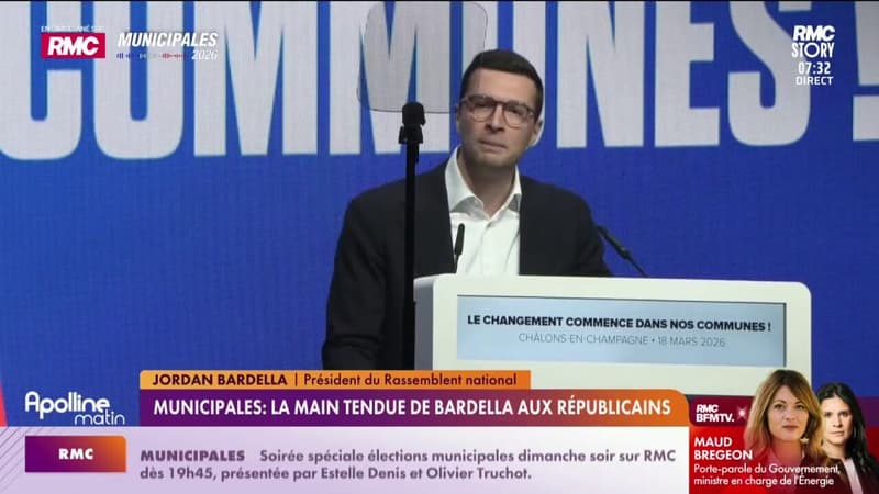 Municipales : La main tendue de Bardella aux républicains