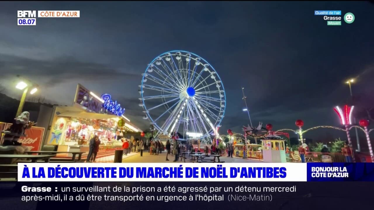 AlpesMaritimes à la découverte du marché de Noël d'Antibes