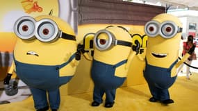 Les Minions Bob, Otto et Stuart à l'avant-première des "Minions 2: Il était une fois Gru", le 25 juin 2022 à Hollywood, en Californie