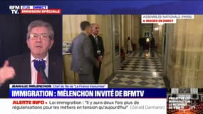 Jean-Luc Mélenchon (LFI): "Si [Emmanuel Macron] ne voulait pas des voix du Front national, il ne fallait pas reprendre son programme"