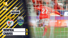 Résumé :  Benfica 5-0 Chaves - Liga portugaise  (J11)