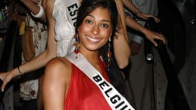 Tatiana Silva, Miss Belgique, lors du concours Miss Univers à Los Angeles en 2006