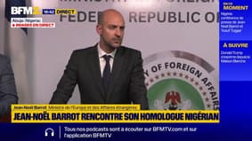 Jean-Noël Barrot en déplacement au Nigeria: "une part de l'intérêt de la France et des Français se trouve ici"