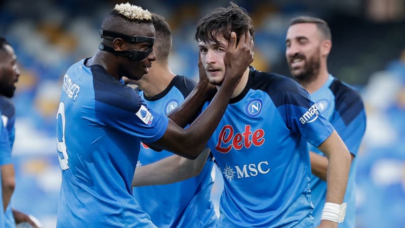 Osimhen et Kvaratskhelia - Naples
