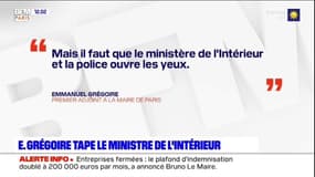 "S'il y en a un qui déconne, c'est le ministre de l'Intérieur lui-même": Emmanuel Grégoire tacle Gérald Darmanin après la violente interpellation d'un producteur de musique à Paris