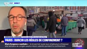 Confinement: "Les marchés sont essentiels à l'approvisionnement de nourritures", estime le premier adjoint à la mairie de Paris