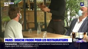 Paris: à peine rouverts, les restaurants mis en difficulté par le mauvais temps