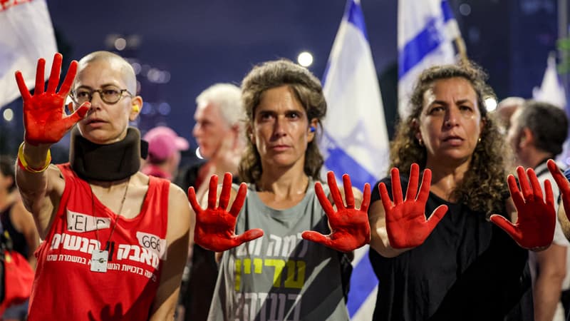 Familles, politiques, presse... Israël sous le choc après les diffusions de vidéos d'otages israéliens à Gaza