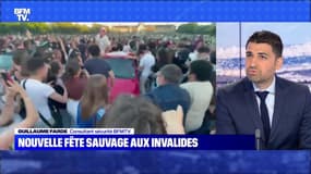 Nouvelle fête sauvage aux Invalides - 13/06