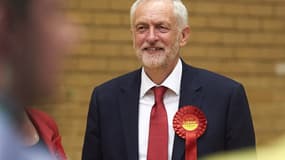Le leader du parti travailliste Jeremy Corbyn, le 9 juin 2017. 