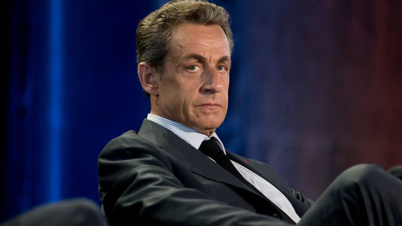 Nicolas Sarkozy, lors d'un meeting en 2015 (photo d'illustration) 
