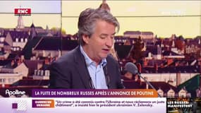 Nicolas Poincaré : La fuite de nombreux Russes après l'annonce de Poutine - 22/09