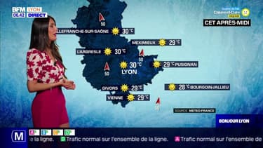 Météo Rhône: un temps estival ce mercredi avec des températures autour de 30°C