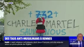 Tags anti-musulmans à Rennes: Gérald Darmanin fait part de son "dégoût"