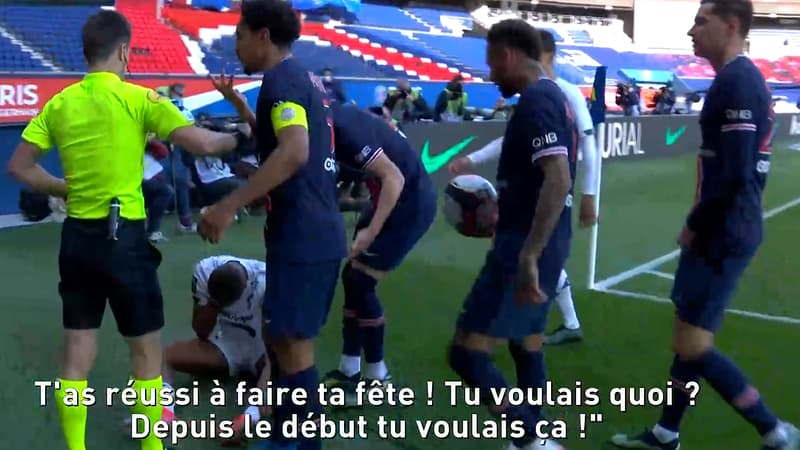 PSG-Lille: "On se retrouve dehors. Juste toi et moi!" c'était vraiment chaud entre Neymar et Djalo