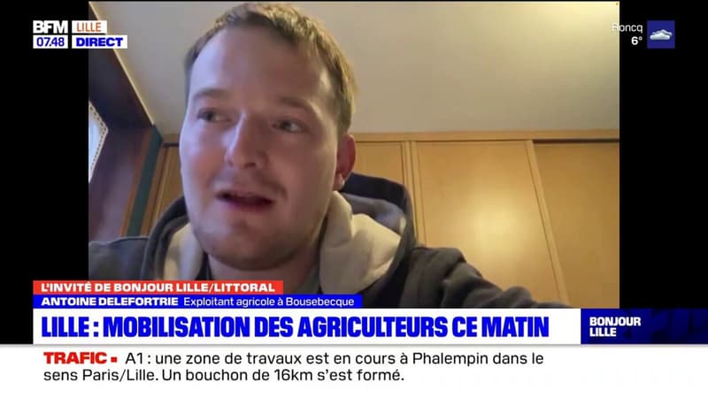 Hausse des prix: un exploitant agricole à Bousbecque explique pourquoi les agriculteurs vont manifester à Lille