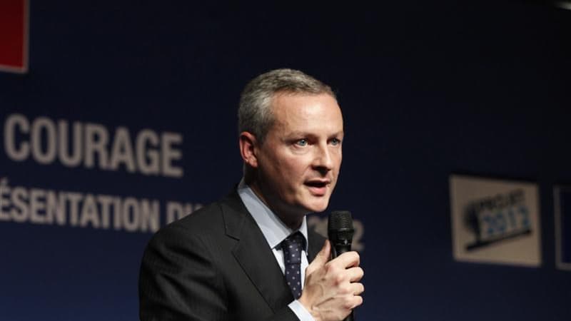 Le ministre de l'Agriculture Bruno Le Maire, responsable de la rédaction du projet de l'UMP pour les élections présidentielle et législatives de 2012. Le parti de Nicolas Sarkozy veut réduire le train de vie des collectivités locales de 10 milliards d'eur