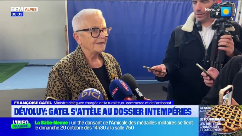 Dévoluy: la ministre Françoise Gatel assure prendre en main le dossier intempéries thumbnail