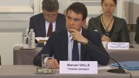 Manuel Valls a assisté vendredi matin à une réunion des préfets au ministère de l'Intérieur.