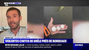 La région bordelaise touchée par de violentes chutes de grêle