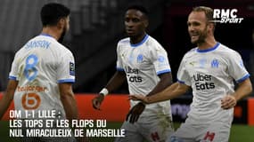OM 1-1 Lille : Les tops et les flops du nul miraculeux de Marseille