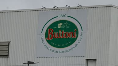 Façade de l'usine Buitoni à Caudry (Nord), le 15 septembre 2022