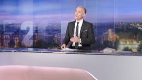 Le présentateur du 20h de TF1, Gilles Bouleau.