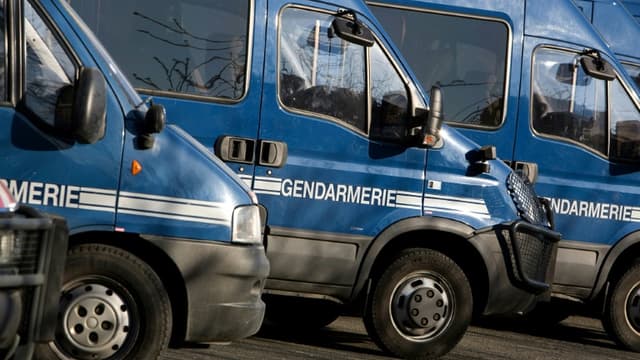 Des véhicules de gendarmerie - Image d'illustration