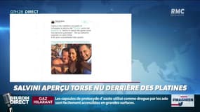 Quand Matteo Salvini s'improvise DJ, torse-nu, mojito à la main 