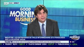 
Ce mardi 17 novembre, Philippe d'Ornano, président du groupe Sisley et coprésident du METI, est revenu sur les conséquences de la deuxième vague de Covid-19 sur les entreprises, notamment sur les ETI, dans l'émission Good Morning Business présentée par Sandra Gandoin, Christophe Jakubyszyn [et Hedwige Chevrillon]. Good Morning Business est à voir ou écouter du lundi au vendredi sur BFM Business.


Dans "Good morning business", Christophe Jakubyszyn, Sandra Gandoin et les journalistes de BFM Business (Nicolas Doze, Hedwige Chevrillon, Jean-Marc Daniel, Anthony Morel...) décryptent et analysent l'actualité économique, financière et internationale. Entrepreneurs, grands patrons, économistes et autres acteurs du monde du business... Ne ratez pas les interviews de la seule matinale économique de France, en télé et en radio.


BFM Business est la 1ère chaîne française d'information économique et financière en continu, avec des interviews exclusives de patrons, d'entrepreneurs, de politiques, d'experts et d'économistes afin de couvrir l'ensemble de l'actualité française et internationale. BFM Business vous propose aussi des conseils pour vos finances par des personnalités de référence dans les domaines du patrimoine, de l'immobilier ou des marchés financiers. Retrouvez tous les jours : Christophe Jakubyszyn, Faïza Garel-Younsi, Nicolas Doze, Hedwige Chevrillon, Jean-Marc Daniel, Anthony Morel, Guillaume Sommerer, Cédric Decoeur, Karine Vergniol, Grégoire Favet, Sébastien Couasnon, Emmanuel Lechypre, Benaouda Abdeddaïm, Stéphanie Coleau... BFM Business est disponible sur votre box (SFR : canal 46 / Orange : canal 228 / Bouygues : canal 242 / Canal : canal 108) ainsi qu'en direct et replay  sur l'application BFM Business et le site : www.bfmbusiness.fr.
