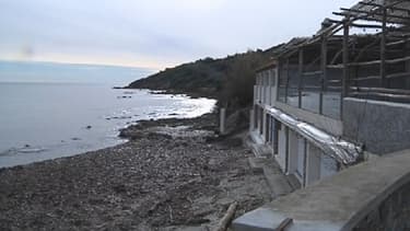 La plage de Salins, où le petit corps a été retrouvé par une promeneuse mardi après-midi.