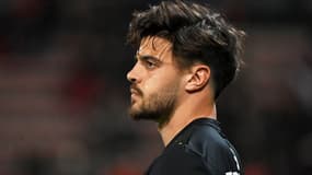 Romain Ntamack pour son retour sur les terrains avec Toulouse, huit mois après sa blessure au genou, 30 mars 2024