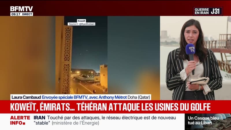 Une frappe iranienne cible une usine de dessalement d'eau au Koweït et fait un mort