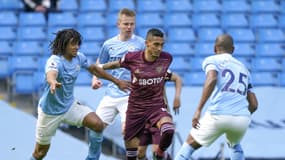 Raphinha lors de Manchester City-Leeds