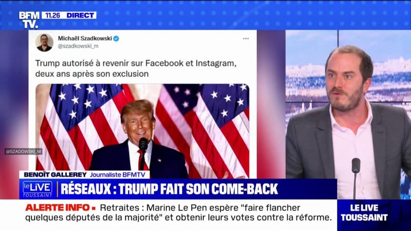 Donald Trump va pouvoir revenir sur Facebook et Instagram