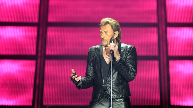 Johnny Hallyday en juin 2013 à Bordeaux.