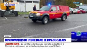 Des pompiers de l'Eure envoyés dans le Pas-de-Calais après les inondations
