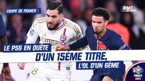 Finale Coupe de France 2024 : Le PSG en quête d’un 15ème titre, l’OL d’un 6ème