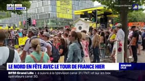 L'ambiance était à la fête dans le Nord avec le passage du Tour de France ce mercredi